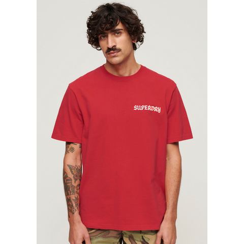 Superdry Shirt met print SD-TATTOO GRAPHIC LOOSE T SHIRT