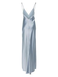 Blanca Vita Arcitium satin maxi dress - Blauw