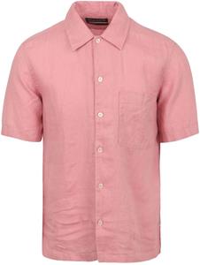 Marc O'Polo Overhemd Short Sleeves Linnen Roze