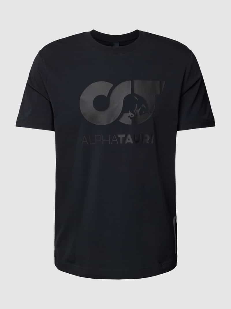 AlphaTauri T-shirt met labelprint, model 'JERO'