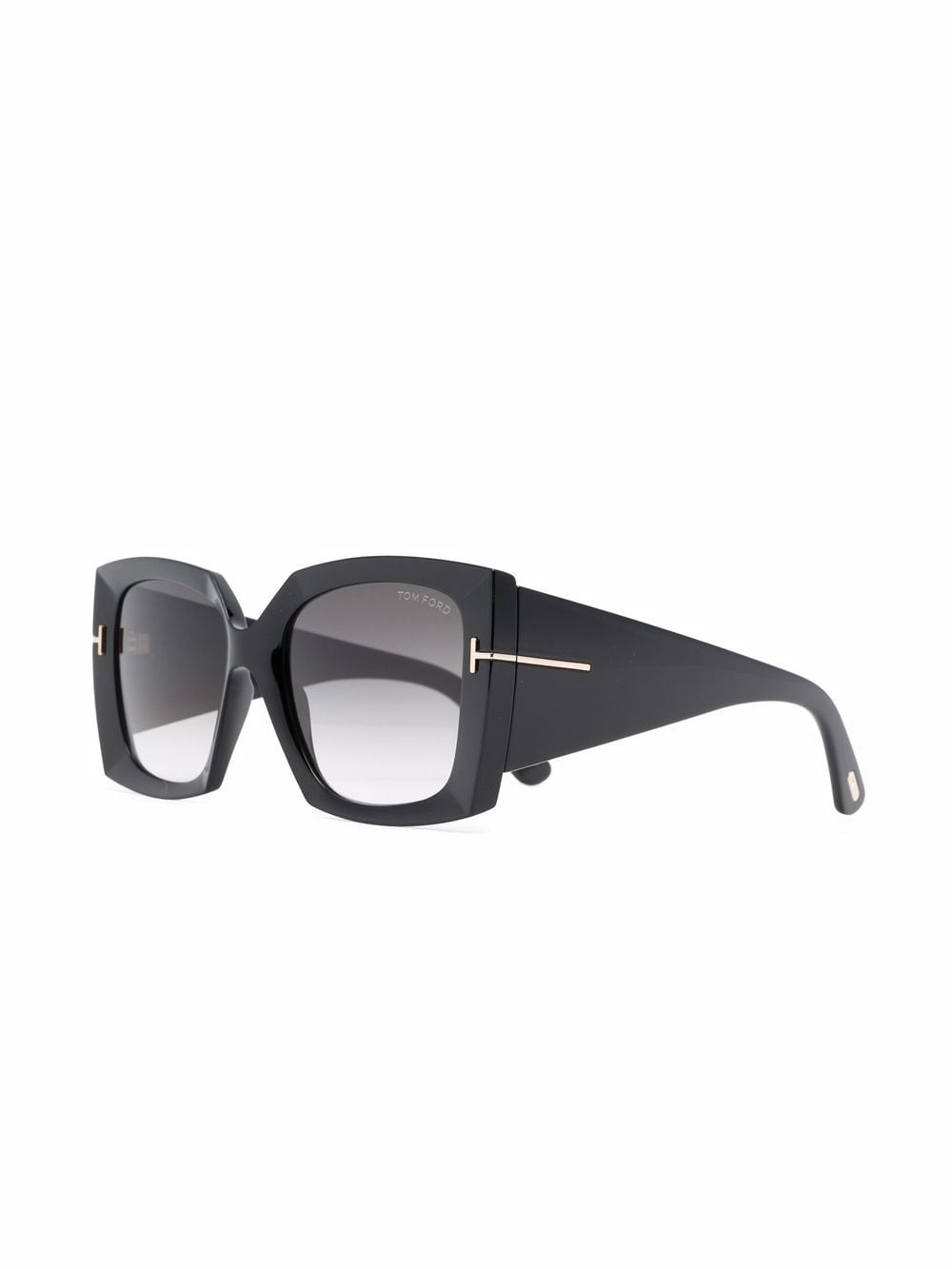 TOM FORD Eyewear Jacquetta zonnebril met vierkant montuur - Zwart