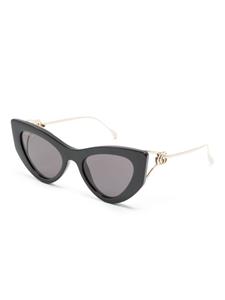 Gucci Eyewear Zonnebril met cat-eye montuur - Zwart