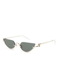 Gucci Eyewear GG1603S zonnebril met cat-eye montuur - Goud