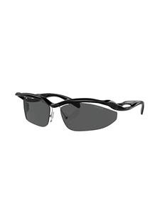 Prada Eyewear Prada PR A25S zonnebril met geometrisch montuur - Zwart