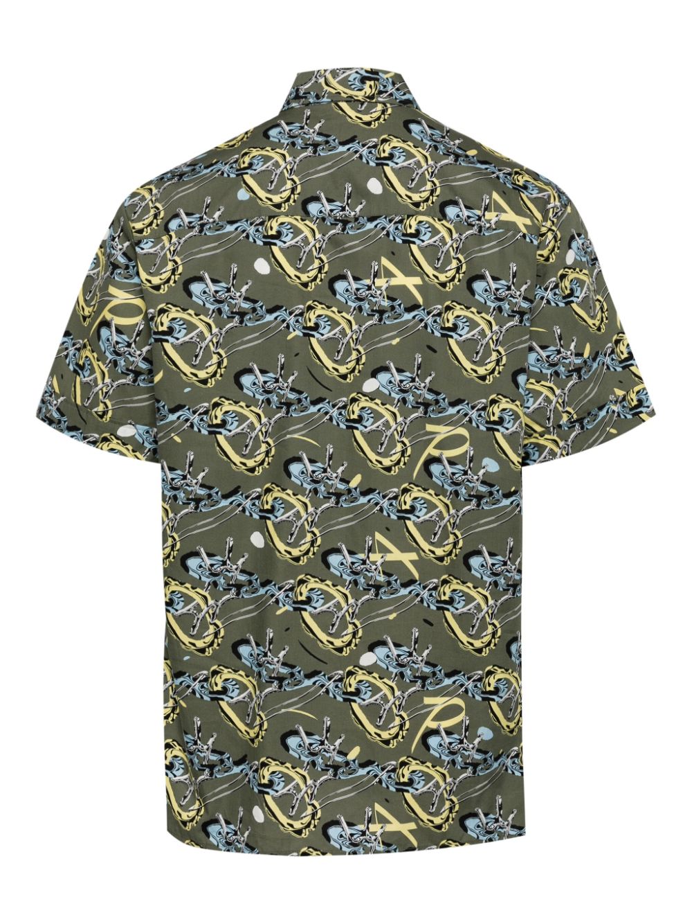 A.P.C. Ross graphic-print cotton shirt - Groen