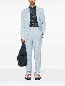 Paul Smith Overhemd met bloemenprint - Blauw