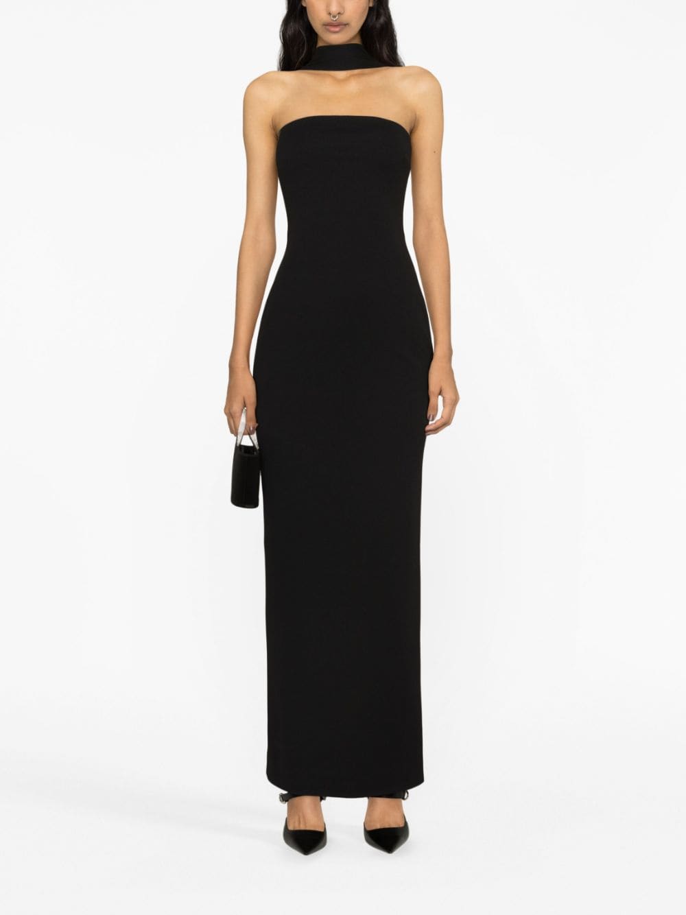 Solace London Maxi-jurk - Zwart