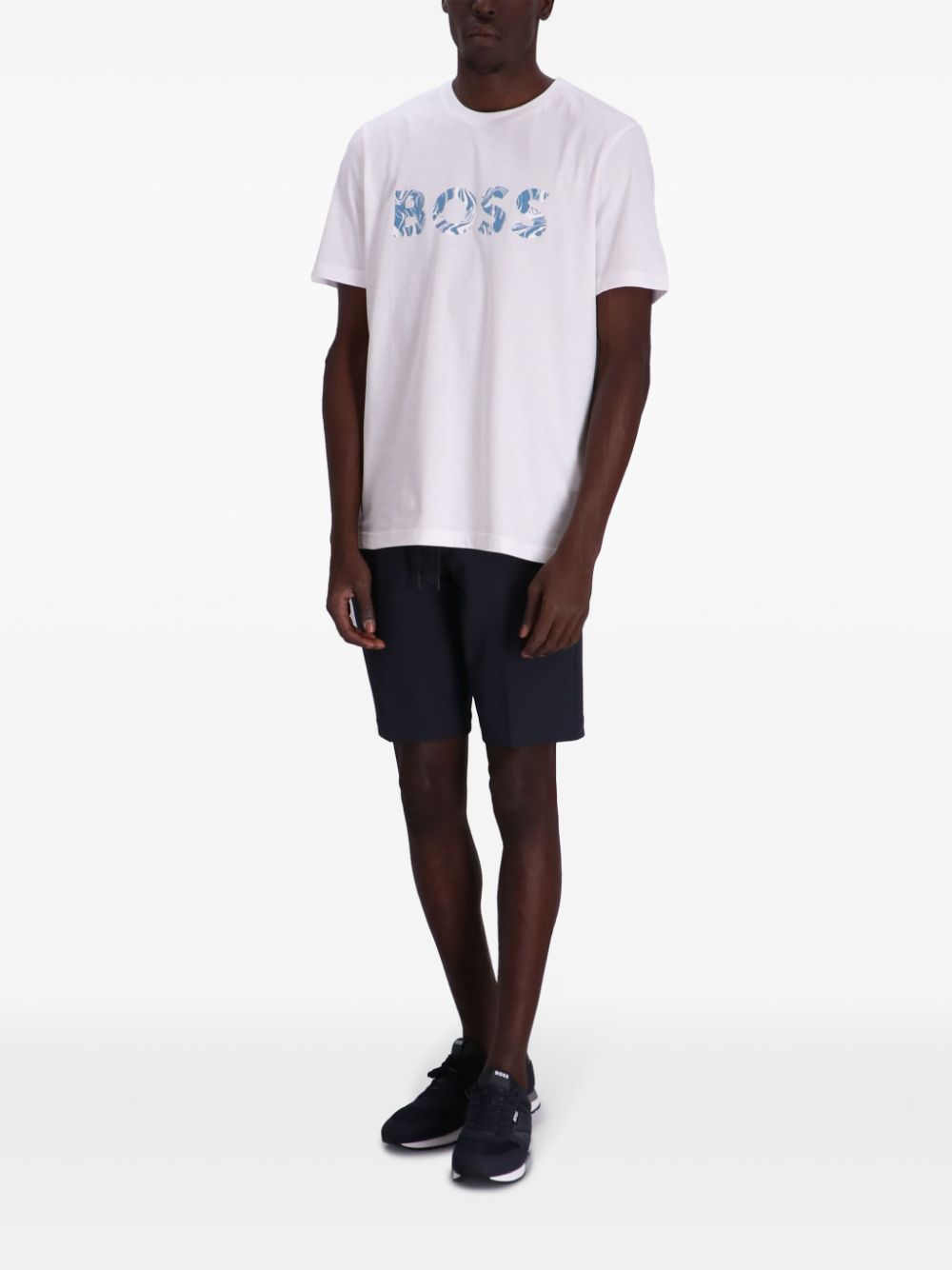 BOSS logo-print T-shirt - Wit
