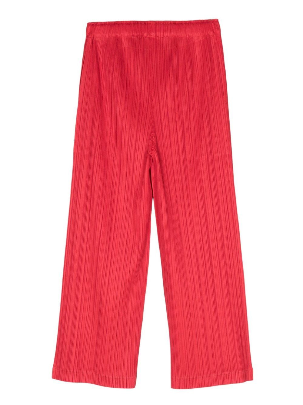 Pleats Please Issey Miyake Thicker Bottoms straight-leg trousers - Rood