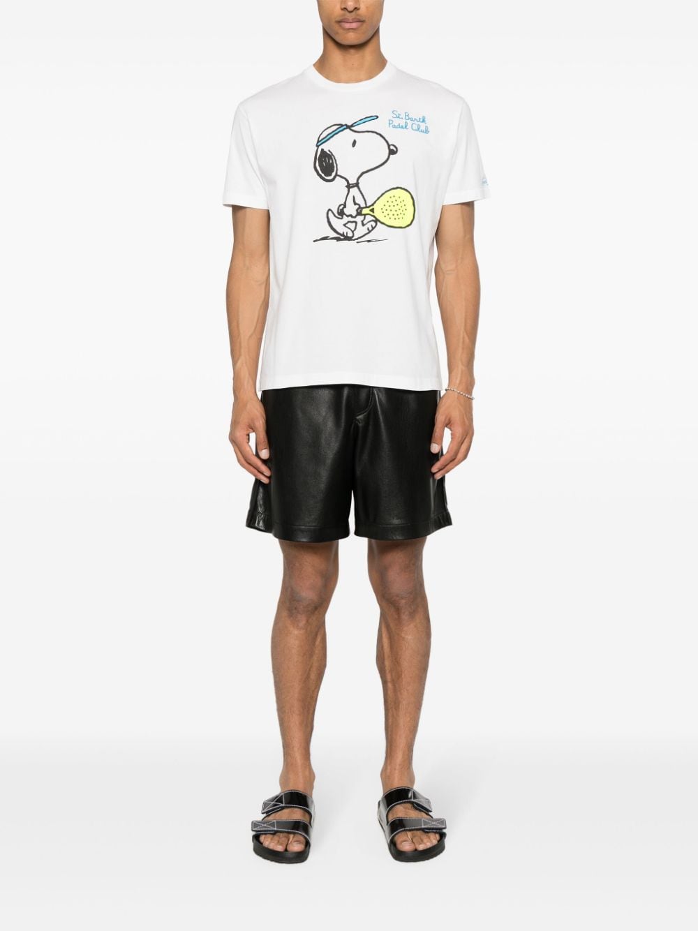 MC2 Saint Barth x Peanuts™ Snoopy Padel T-shirt - Wit