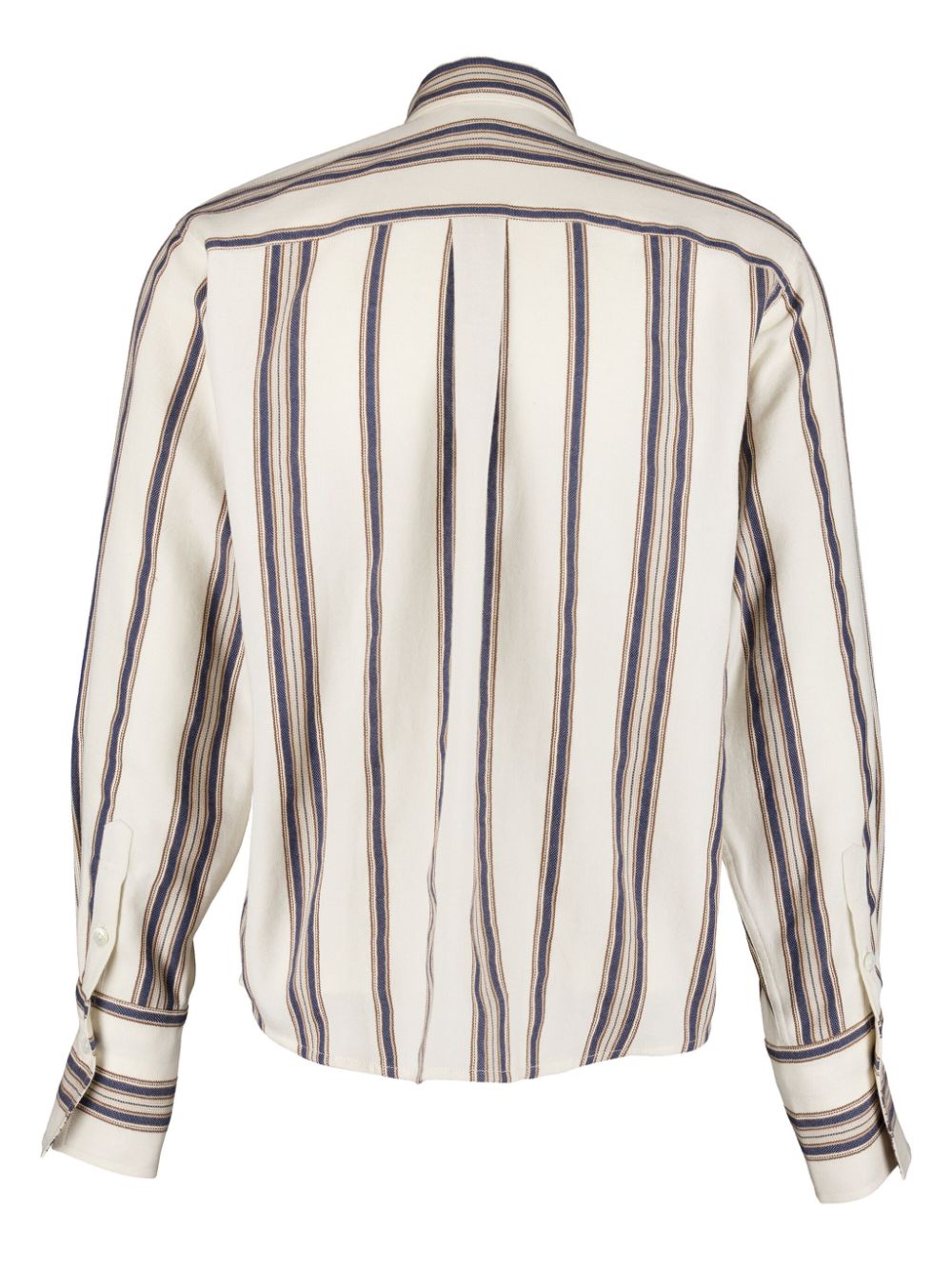 Marrakshi Life striped cotton shirt - Wit
