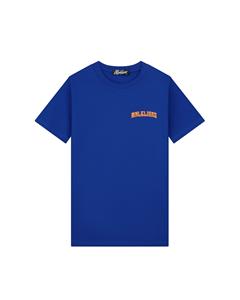 Malelions Men Boxer T-Shirt - Cobalt/Orange