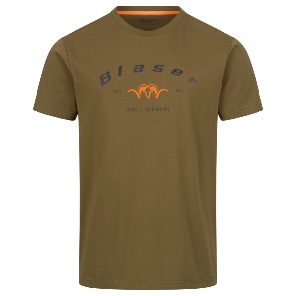 Blaser Outfits  Blaser Since T-Shirt 24 - T-shirt, bruin/olijfgroen