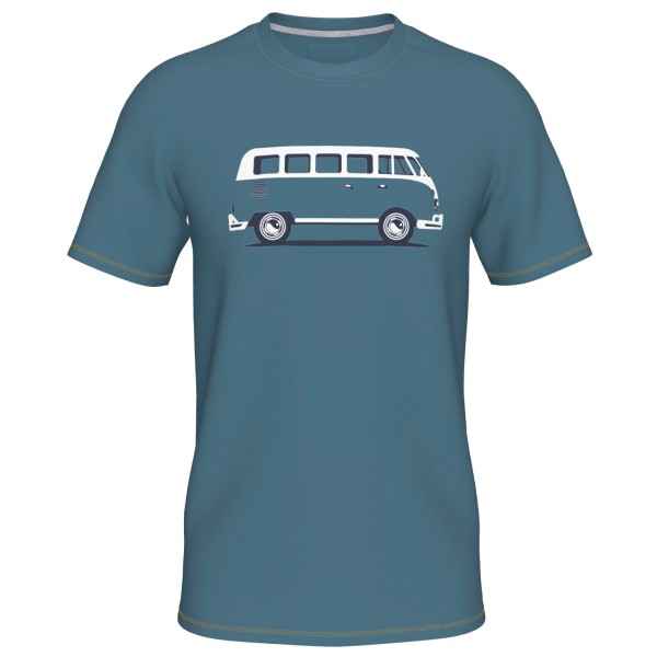 Elkline  Four Wheels To Freedom Big-T - T-shirt, blauw