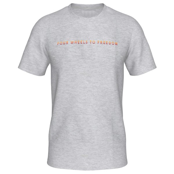 Elkline  Four Wheels To Freedom Sundowner - T-shirt, grijs