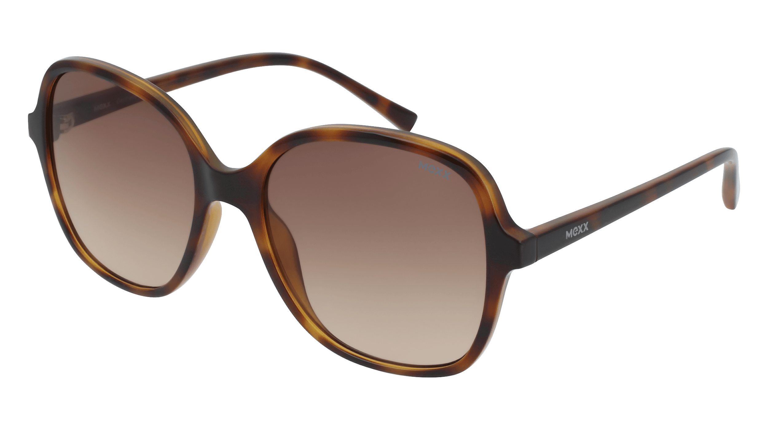 OWP Brillen Mexx Eyes 6505 Damen-Sonnenbrille Vollrand Eckig Kunststoff-Gestell, Havanna