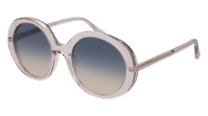 Kering Eyewear Chloé CH0007S Damen-Sonnenbrille Vollrand Oval Kunststoff-Gestell, Braun