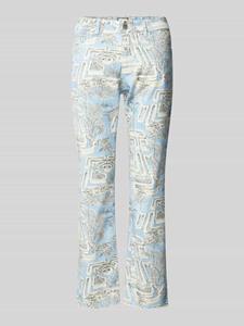 SEDUCTIVE Slim fit broek met all-over print, model 'CLAIRE'