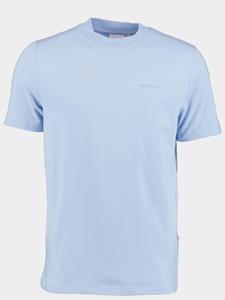 Bos Bright Blue Supply & co. t-shirt korte mouw lungo tee with chestlogo 24108lu16/210 light blue