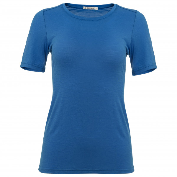 Aclima  Women's LightWool - T-shirt, blauw