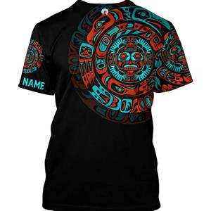 ETST WENDY 005 Aztec Maya Quetzalcoatl God 3D Zomer T-shirt Mannen/Vrouwen Touw Casual Street Wear O-hals Homme Grote Harajuku Top