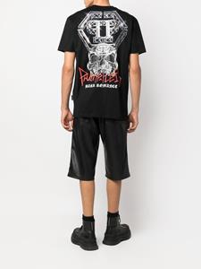 Philipp Plein T-shirt met logoprint - Zwart