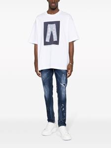 John Richmond T-shirt met print - Wit