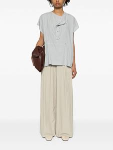 LEMAIRE cap-sleeve blouse - Grijs