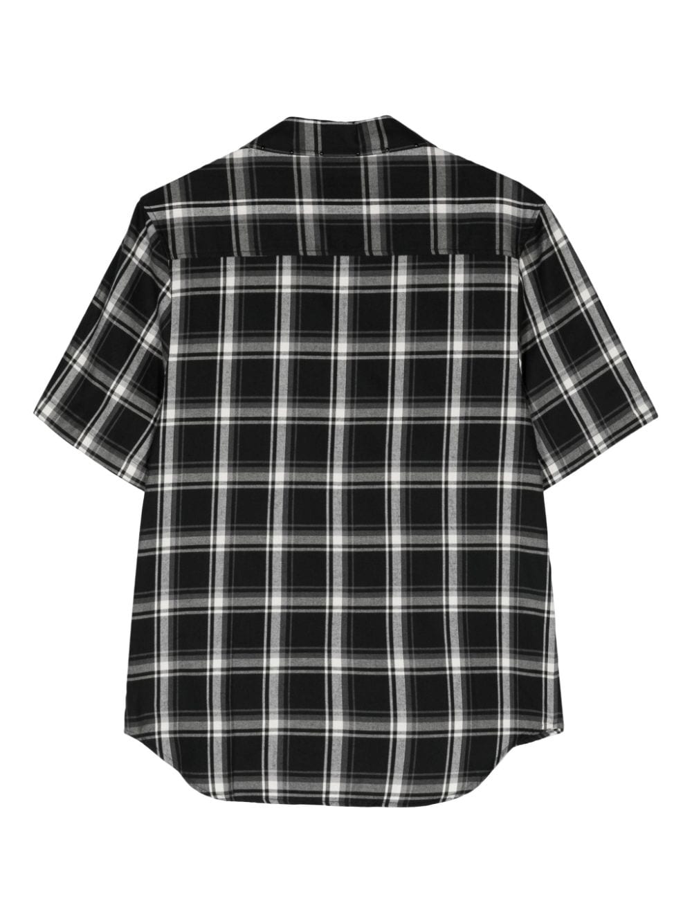 1017 ALYX 9SM checked flannel shirt - Zwart