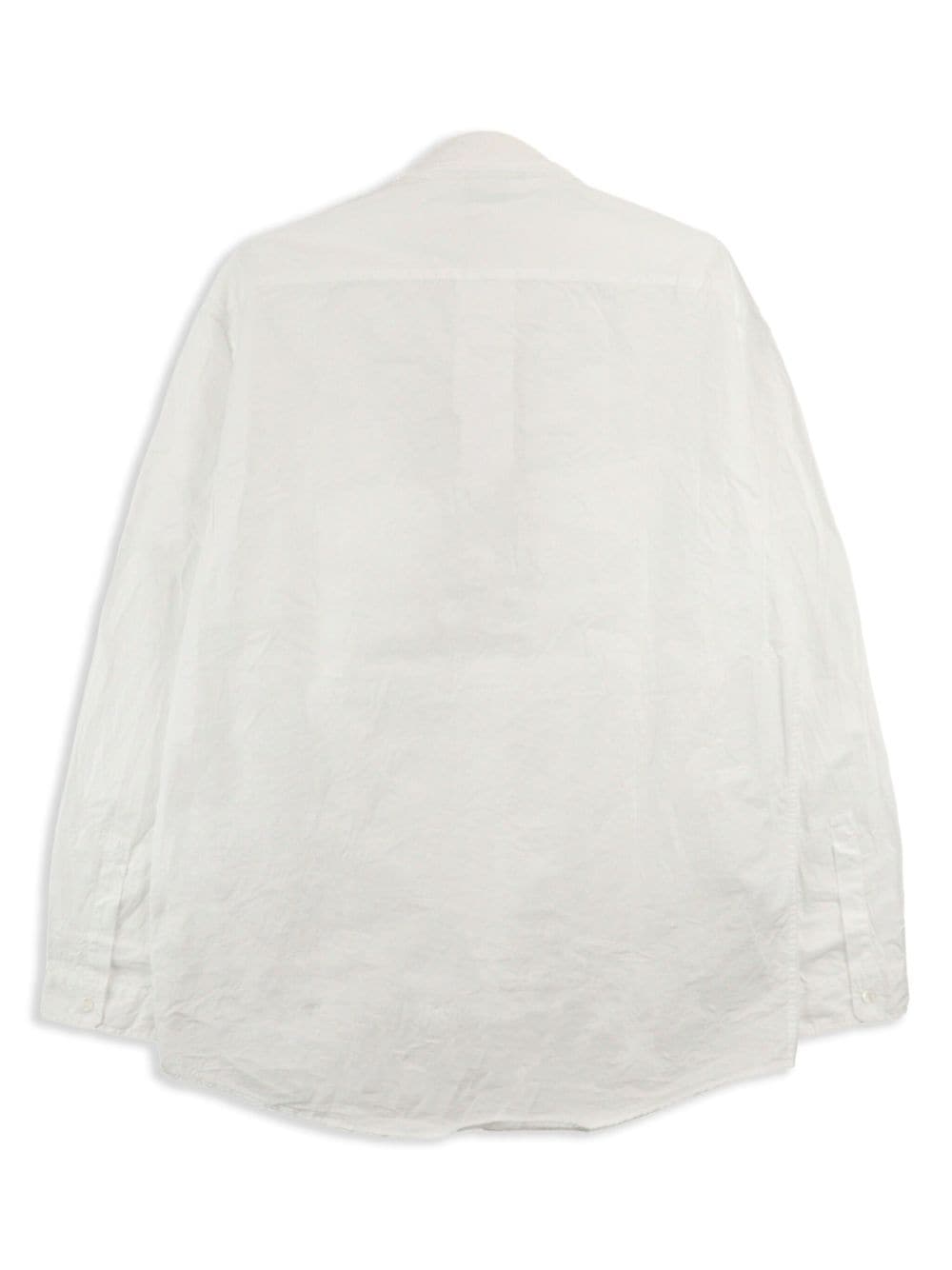 Barena long-sleeve cotton shirt - Wit