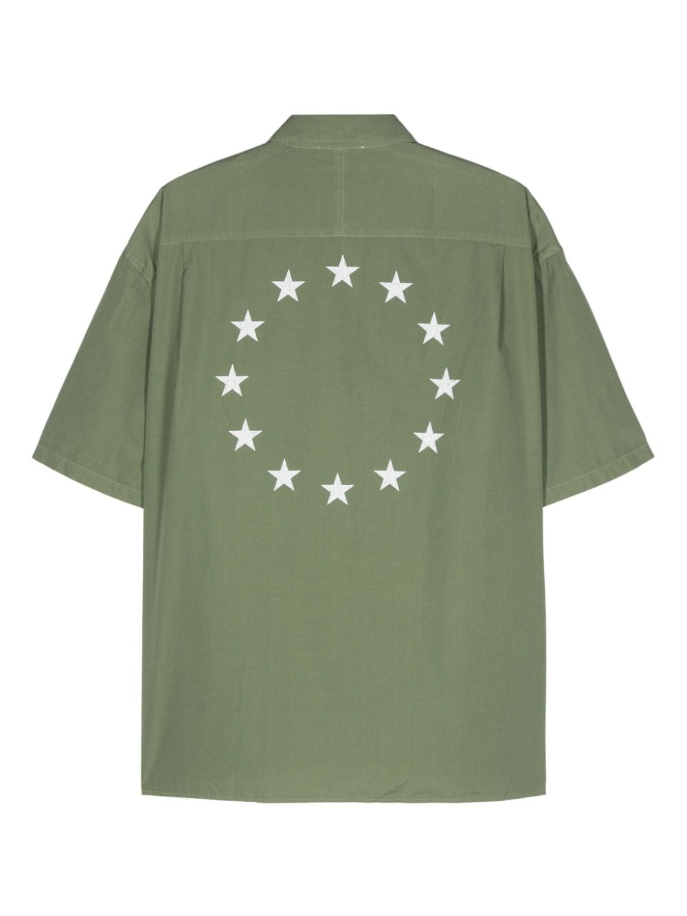 Etudes Illusion cotton shirt - Groen