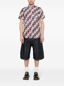 Comme Des Garçons Shirt x Andy Warhol katoenen overhemd - Wit