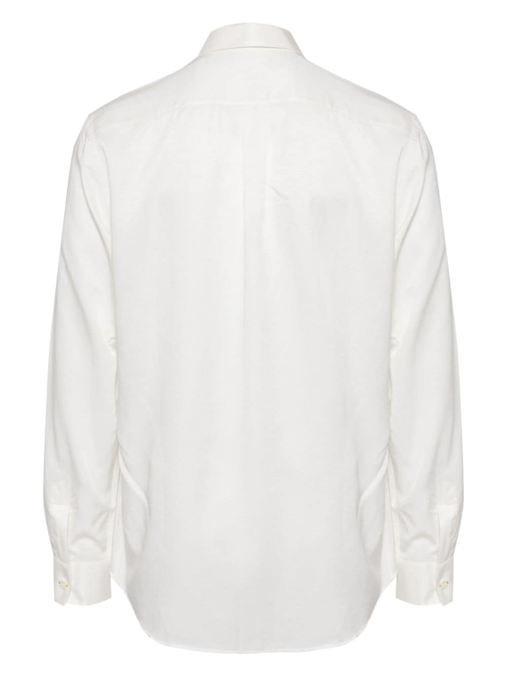 Paul Smith botanical-print cotton shirt - Wit