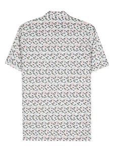 PS Paul Smith palm tree-print poplin shirt - Wit