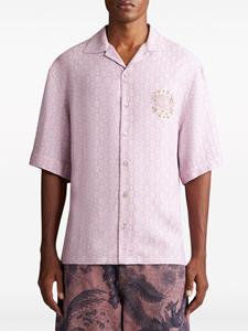 ETRO Overhemd met jacquard en geborduurd logo - Roze