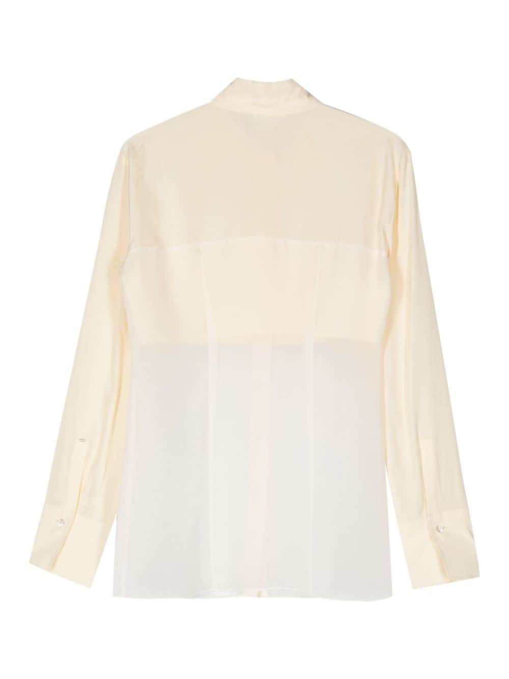 Sportmax Boa blouse met vlakken - Beige