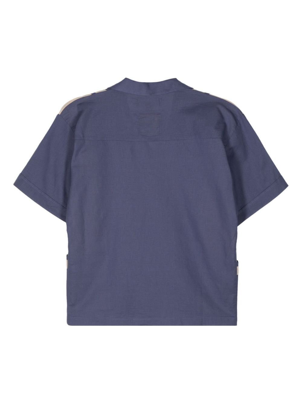 KidSuper face-appliqué short-sleeve shirt - Blauw