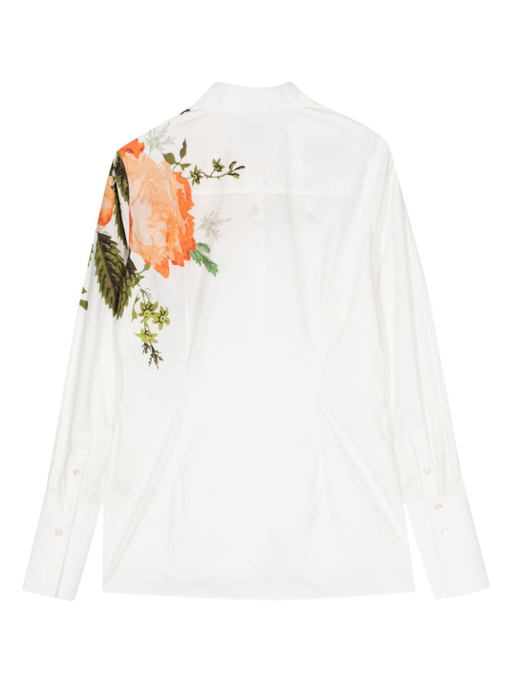 Erdem Overhemd met bloemenprint - Wit