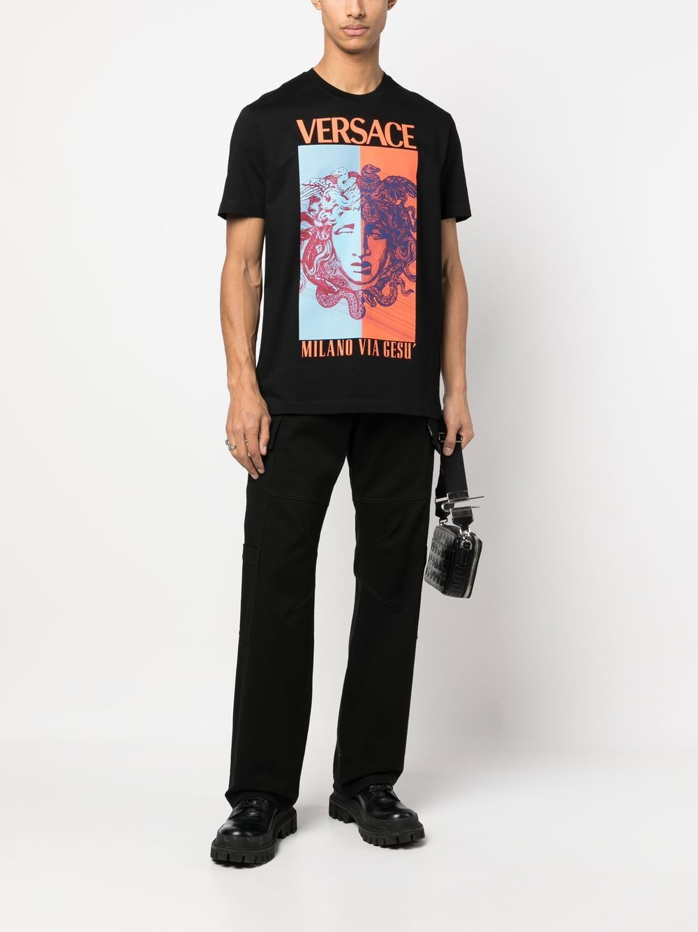Versace Medusa T-shirt - Zwart