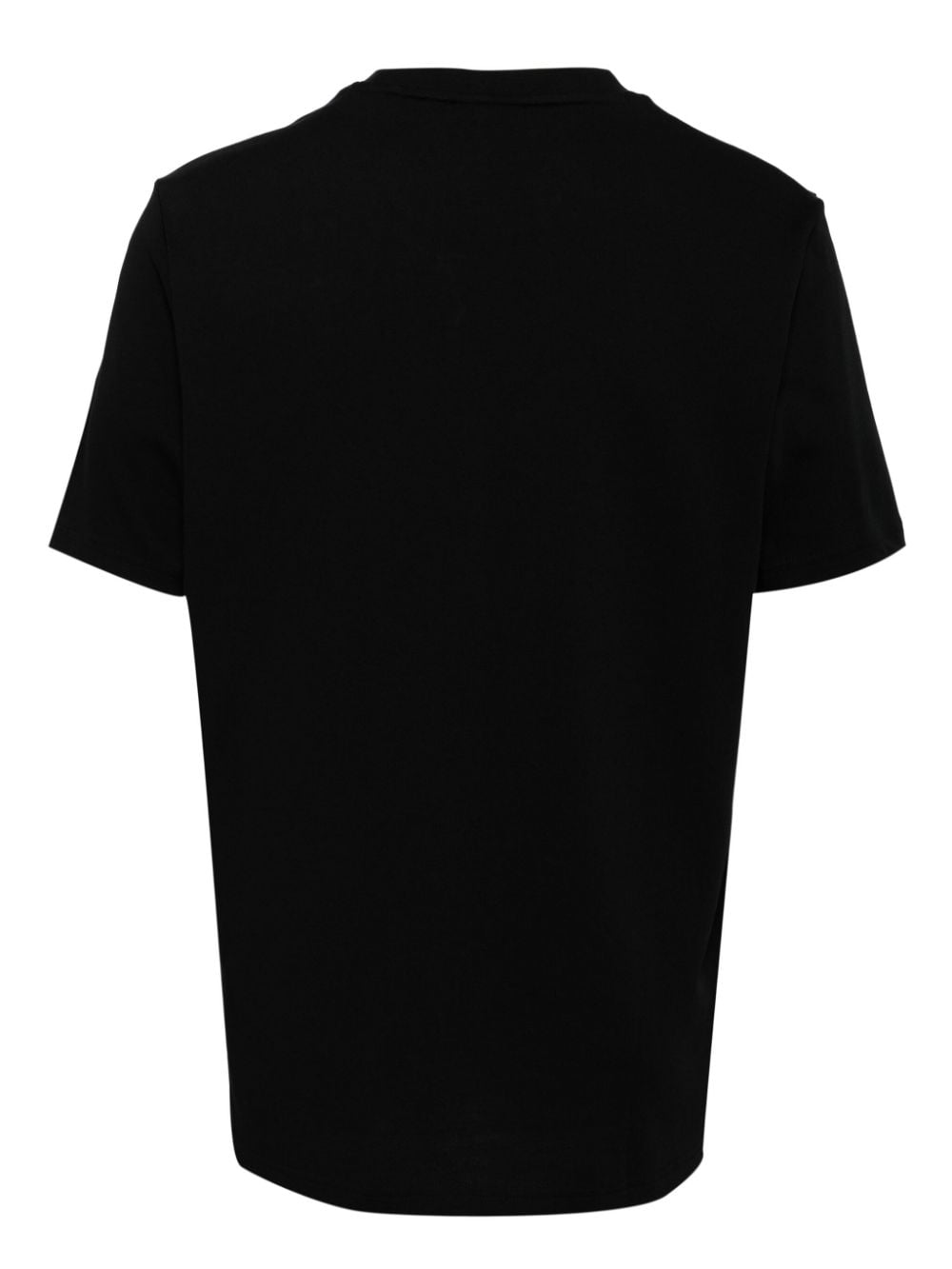 HUGO Drochet cotton T-shirt - Zwart