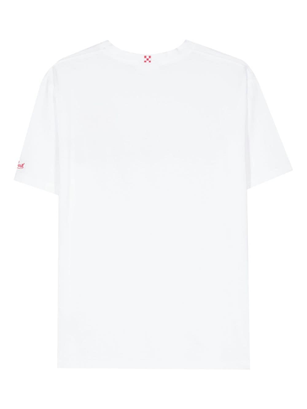 MC2 Saint Barth Austin logo-embroidered T-shirt - Wit
