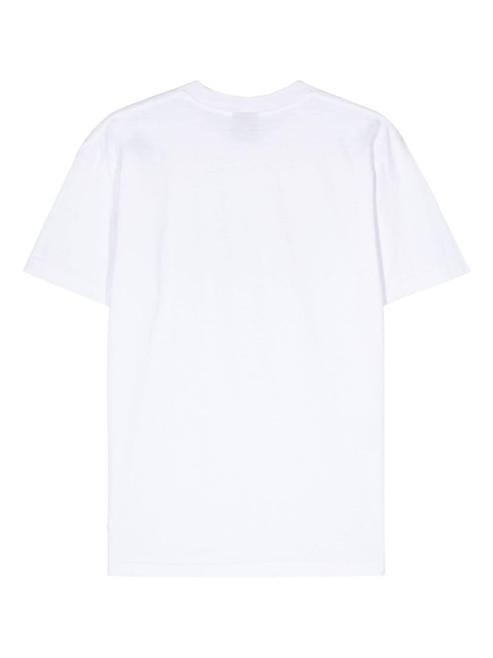 Awake NY logo-print cotton T-shirt - Wit