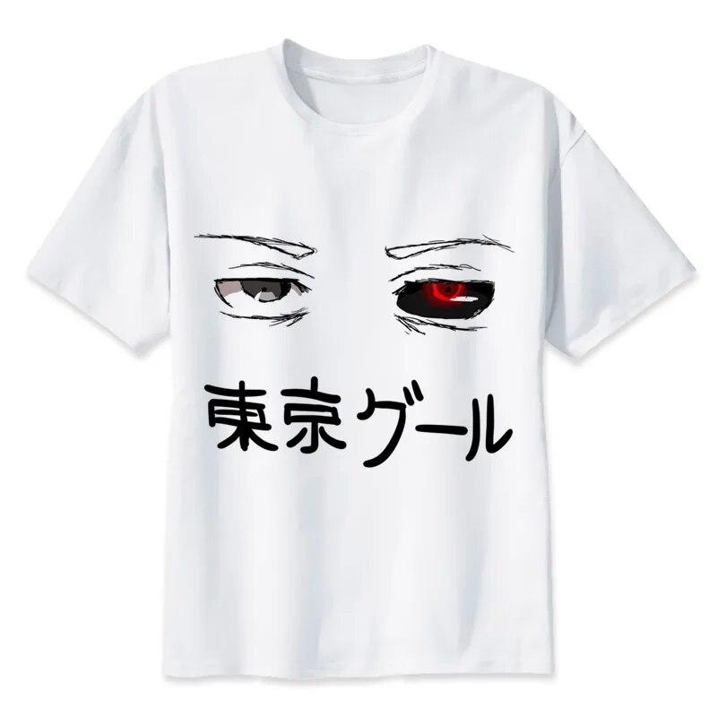 YSM Cotton Tshirt Tokyo ghoul T-shirts Men Personalized Custom Tee Summer male Fitness T-shirt M8160