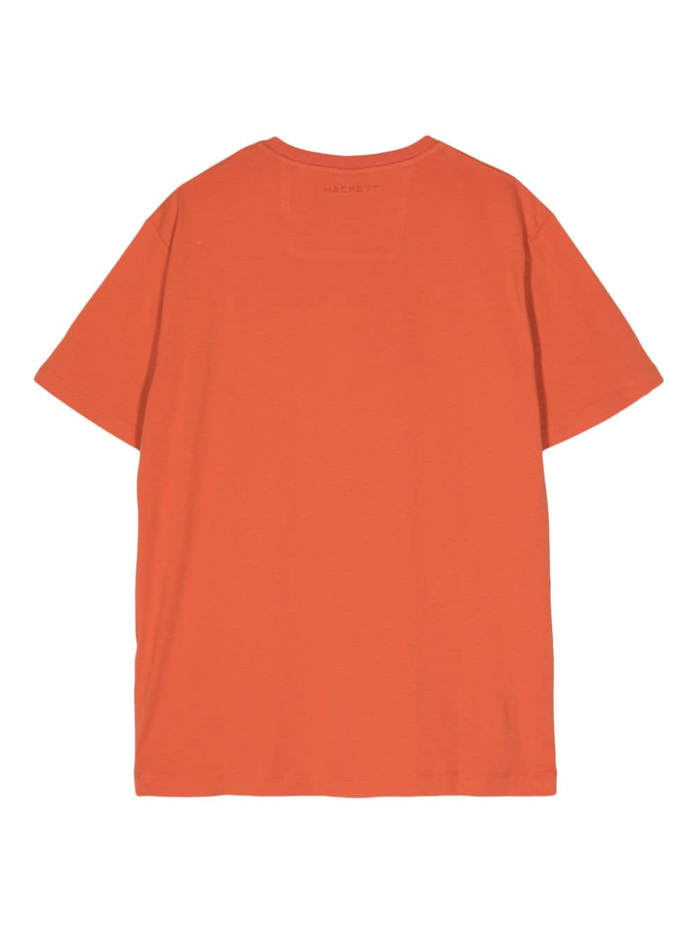 Hackett T-shirt met logo-applicatie - Oranje