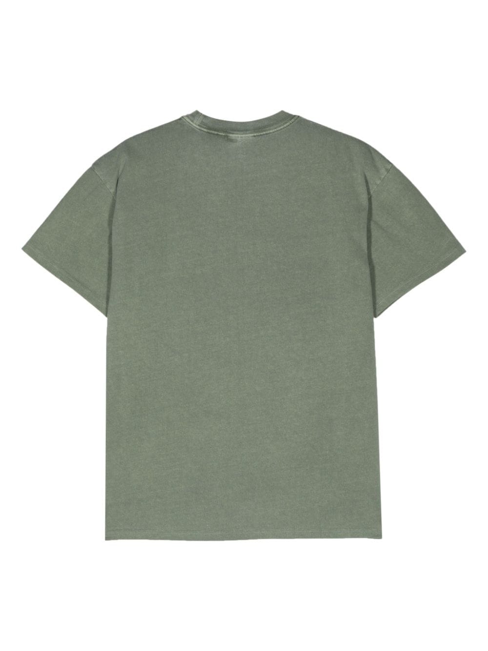 Carhartt WIP T-shirt met geborduurd logo - Groen