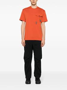 Moncler Grenoble T-shirt met klepzak - Oranje