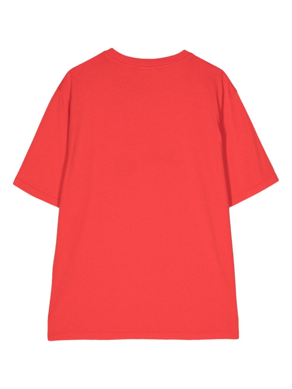 Maison Kitsuné T-shirt met print - Rood