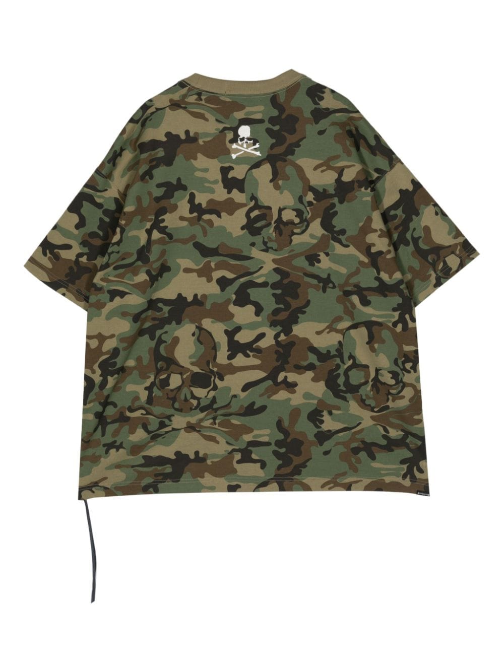 Mastermind World Katoenen T-shirt met camouflageprint - Groen