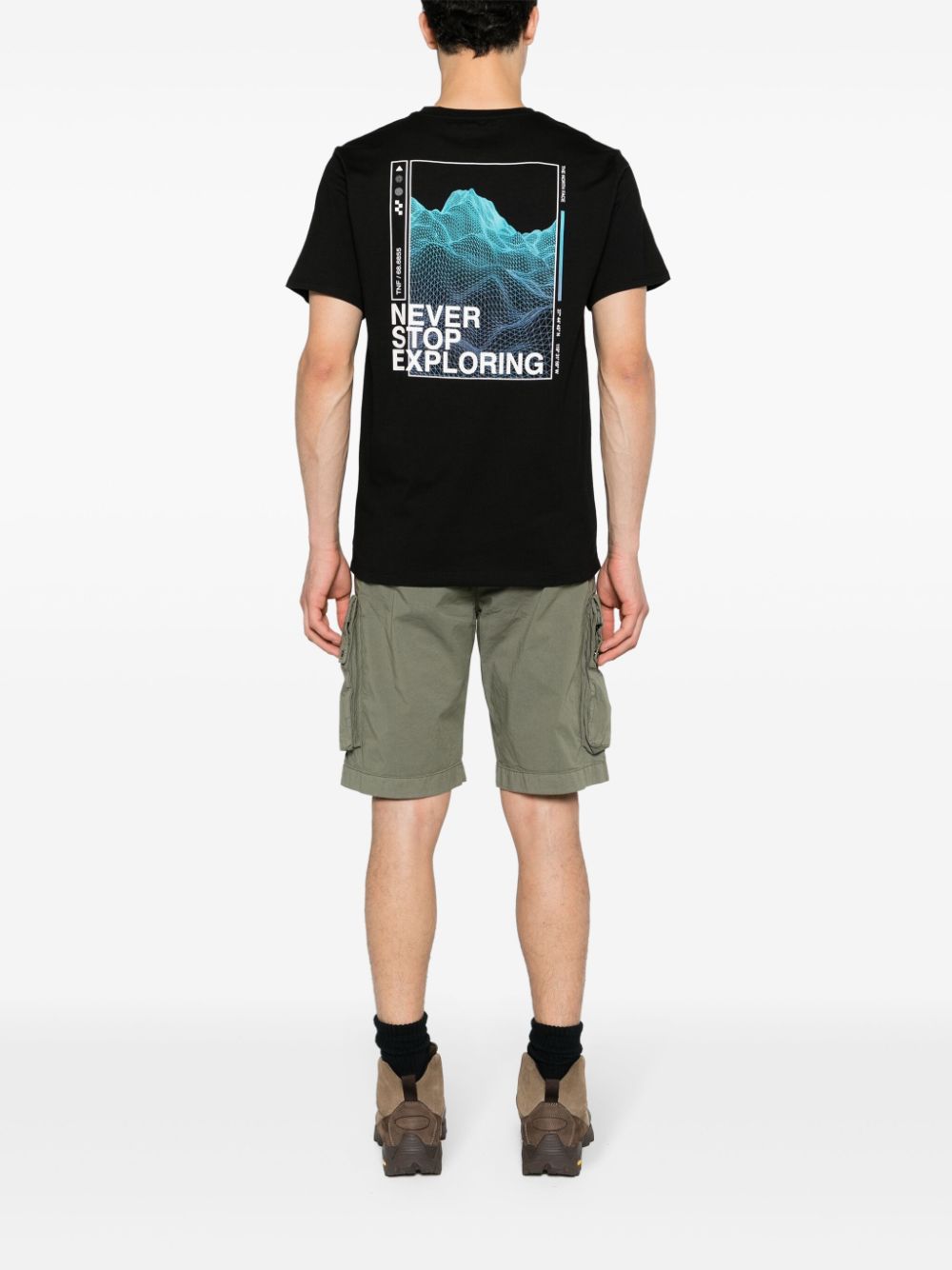 The North Face Foundation graphic-print T-shirt - Zwart