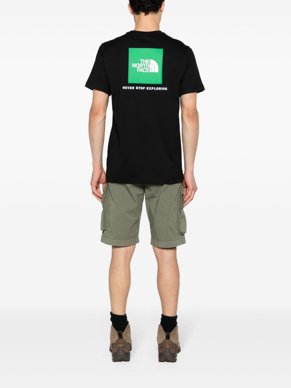 The North Face Redbox-print cotton T-shirt - Zwart